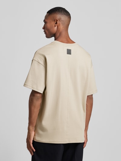 ELIAS RUMELIS Oversized T-Shirt mit Rundhalsausschnitt Modell 'Xavior' Beige 5