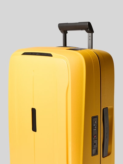 Productfoto, Koffer met structuurpatroon Model 'Spinner' van Samsonite in geel, hardcase, met hoofdvak met ritssluiting, breedte 41 cm, lengte 53 cm, diepte 18 cm