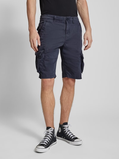 Superdry Bermudas mit Cargotaschen Modell 'CORE' Marine 4