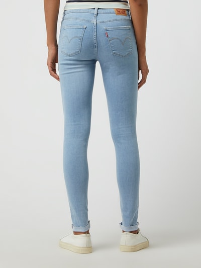 Levi's® Super skinny fit jeans met stretch, model '710' Jeansblauw - 5