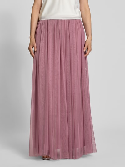 LACE & BEADS Cocktailrok met elastische band Rosé - 4