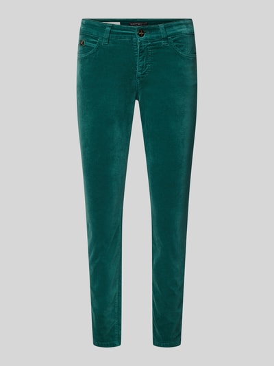 Marc Cain Slim fit broek met siernaden Donkergroen - 2