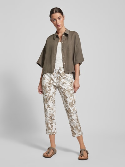 Toni Dress Spodnie materiałowe o skróconym kroju slim fit model ‘SUE’ Beżowy 1