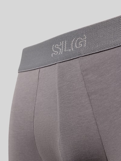 SLG Boxershort met logostitching in een set van 2 stuks, model 'Sloggi' Lichtgrijs - 2