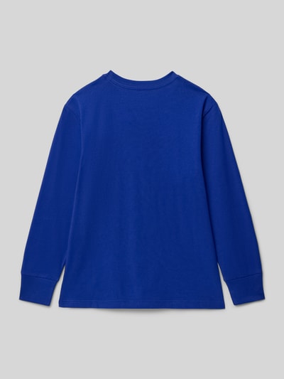 Polo Ralph Lauren Teens Shirt met lange mouwen, ronde hals en labelstitching Blauw - 3