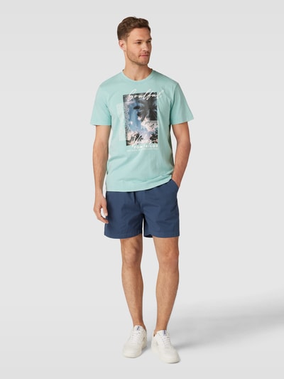 Tom Tailor T-Shirt mit Motiv-Print Aqua 1