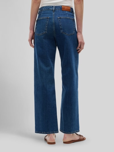Tommy Hilfiger Wide Leg Culotte aus Baumwoll-Mix Modell 'RIAN' Bleu Melange 5