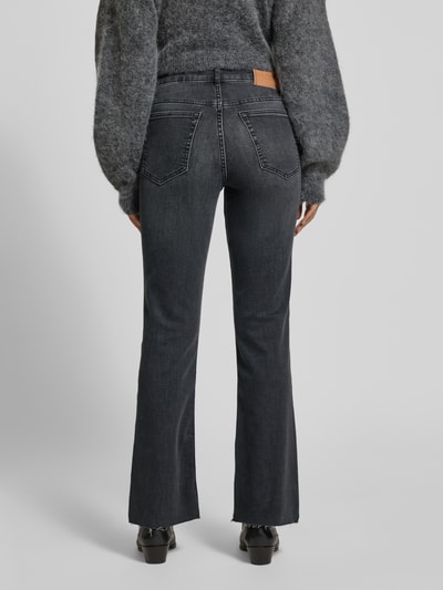Marc O'Polo Flared Fit High Rise Jeans aus Baumwoll-Mix Modell 'KIRUNA' Anthrazit 5