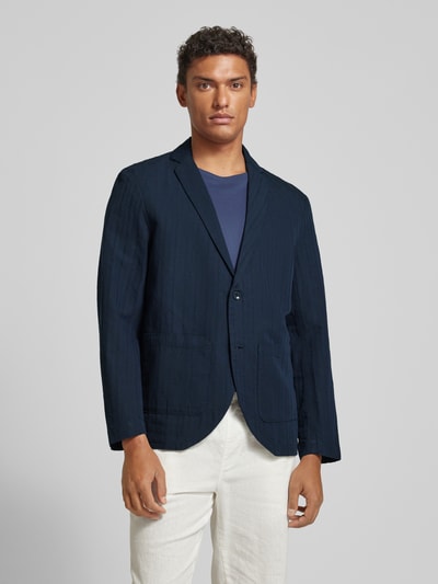 ROTHOLZ Blazer mit Streifenmuster Modell 'Workwear' Dunkelblau 4