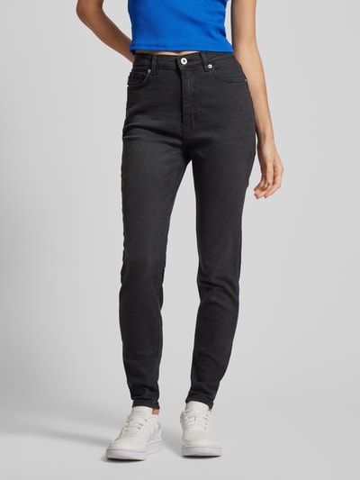 Hugo Blue Slim fit jeans, model 'Malu' Zwart - 4