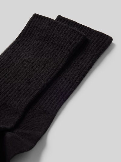 Snocks Socken mit Label-Stitching im 2er-Pack Black 2