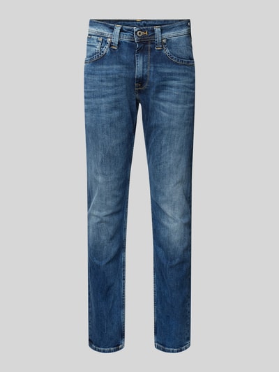 Pepe Jeans Slim Fit Jeans im 5-Pocket-Design Modell 'CASH' Jeansblau 1