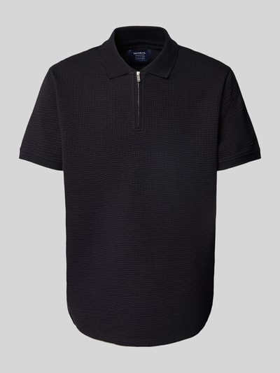 MCNEAL Poloshirt mit kurzem Reißverschluss Black 2