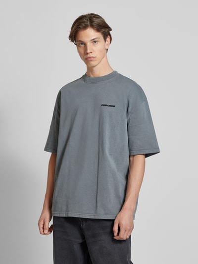 Pegador Oversized T-Shirt mit Label-Stitching Black 4