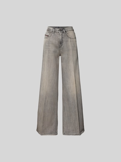 Diesel Wide Leg Jeans aus Lyocell-Mix Dunkelblau 2