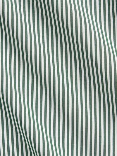 Produktfoto, Slim Fit Freizeithemd aus Baumwoll-Mix von Polo Ralph Lauren im Herrenstil, grüne und weiße Streifen, glatte Baumwollstruktur