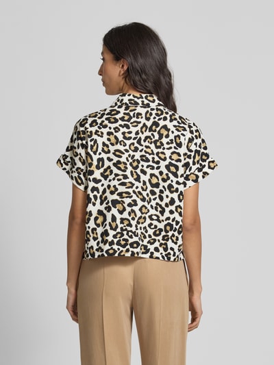 Betty Barclay Boxy Fit Bluse aus Leinen-Viskose-Mix Beige 5