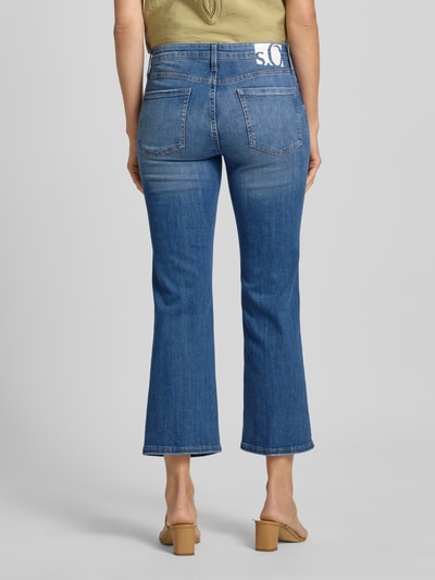 s.Oliver RED LABEL Jeansy o skróconym kroju slim fit z mieszanki bawełny Jeansowy niebieski 5