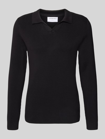 Lindbergh Relaxed fit pullover met structuurmotief Zwart - 2