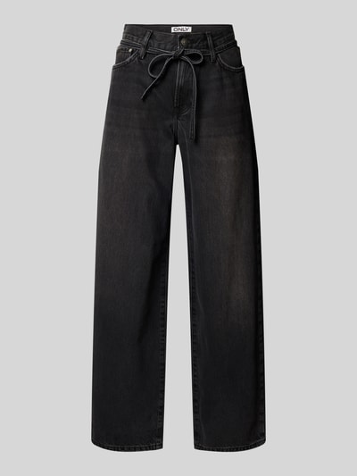 Only Loose Fit Jeans aus reiner Baumwolle Modell 'GIANNA' Black 2