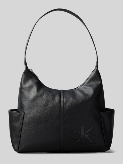 CK Calvin Klein Torba z rączkami z zamkiem błyskawicznym i kieszeniami bocznymi Czarny 2