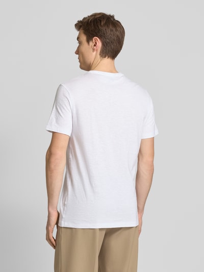 BOSS Orange T-Shirt aus reiner Baumwolle Weiss 5