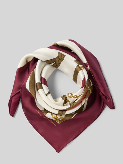 Lauren Ralph Lauren Seidenschal mit eingefassten Abschlüssen Offwhite 1
