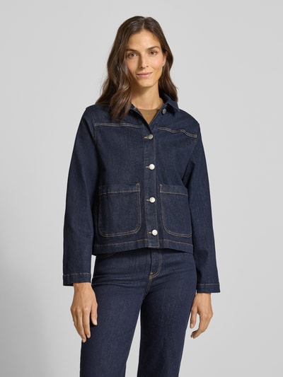 Soyaconcept Jeansjacke mit Knopfleiste Modell 'KIMBERLY' Jeansblau 4