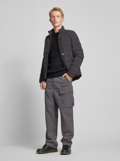 G-Star Raw Gebreide pullover met structuurmotief Zwart - 1