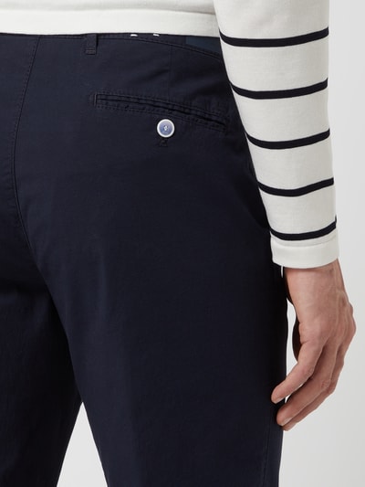 Brax Straight fit chino met stretch, model 'Everest' Blauw - 3