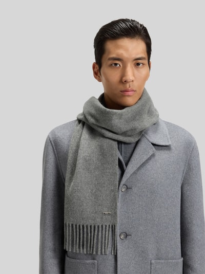 BOSS Sjaal van puur kasjmier, model 'PYETRO_30*190' Lichtgrijs - 1
