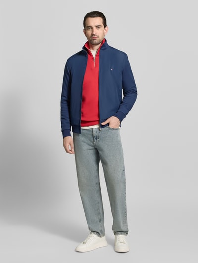 Tommy Hilfiger Regular fit Blouson van Katoenmix Marineblauw - 1