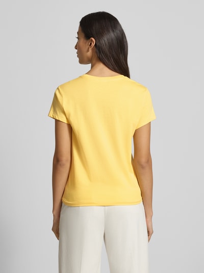 Polo Ralph Lauren T-shirt z wyhaftowanym logo Żółty 5