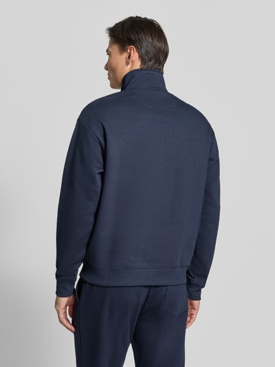 MCNEAL relaxed fit schipperstrui van katoenmix met schipperskraag Donkerblauw - 5