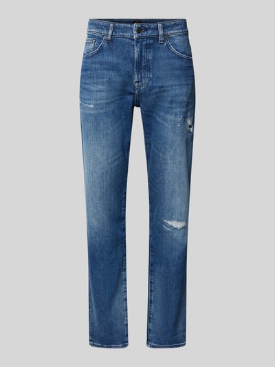 BOSS Orange Regular Fit Jeans im 5-Pocket-Design Modell 'Re.Maine' Jeansblau 1