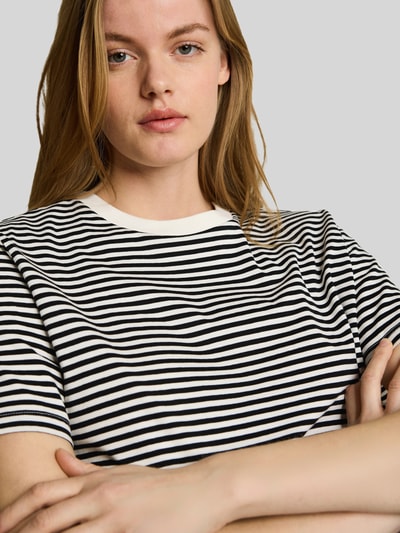Tom Tailor Denim Boxy fit T-shirt van puur katoen Zwart - 3