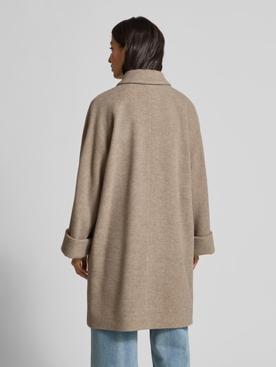 ICONS Cinzia Rocca Wollmantel aus Woll-Kaschmir-Mix Sand Melange 5