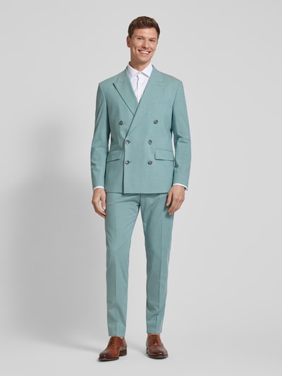 Strellson X-Slim Fit Anzughose mit Bügelfalten Modell 'Madden2.0' Aqua 1