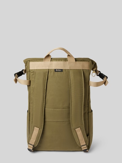 Barbour Rucksack aus reiner Baumwolle Modell 'FOLDOVER' Khaki 4