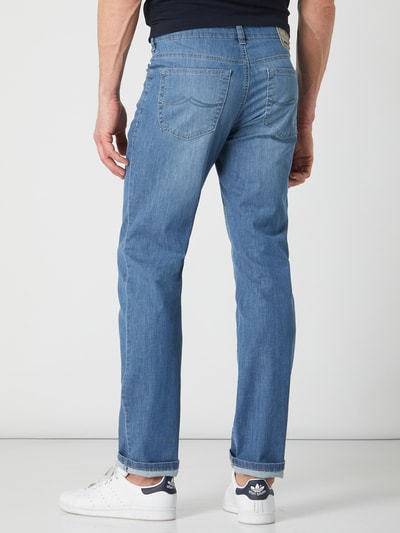 '47 Comfort fit jeans met stretch, model 'Clark' Jeansblauw - 6