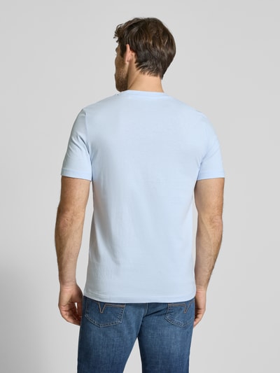 s.Oliver RED LABEL Regular Fit T-Shirt aus reiner Baumwolle Hellblau 5