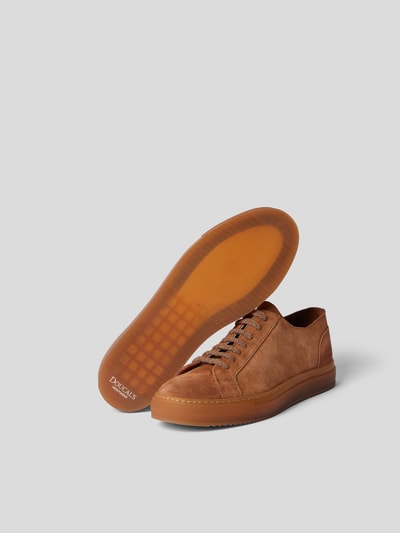 Doucal's Sneaker aus Veloursleder Cognac 6