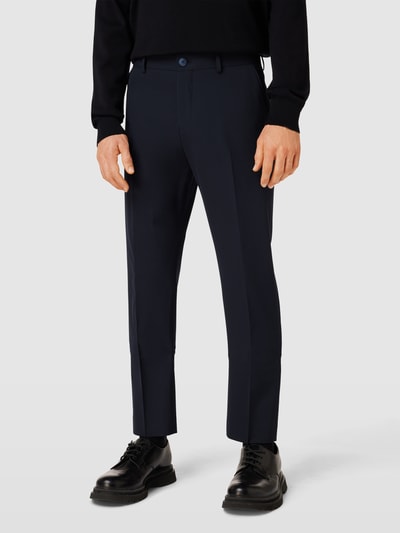 SELECTED HOMME Slim Fit Anzughose mit Knopf- und Reißverschluss Marine 4