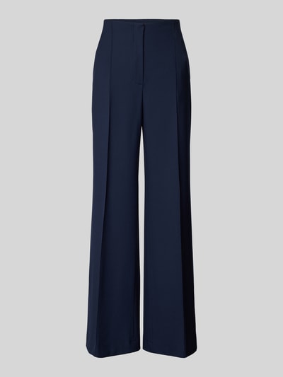 Raffaello Rossi Wide Leg Stoffhose mit Strukturmuster Modell 'AGATHA' Marine 2