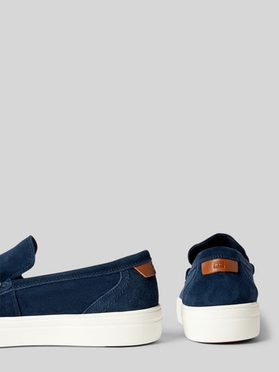 Tommy Hilfiger Loafer aus Rindsvelours Dunkelblau 2