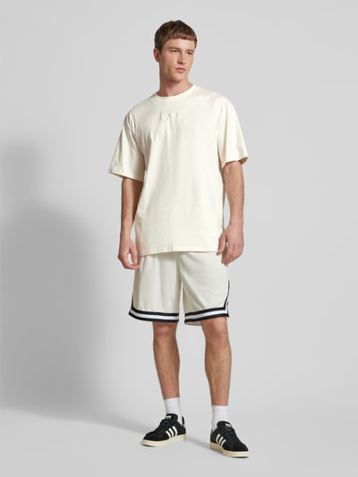 KARL KANI T-Shirt mit Label-Stitching Offwhite 1