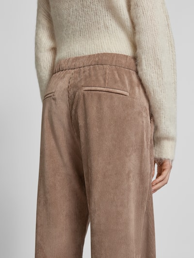 MAC Cordhose mit Teilungsnähten Modell 'CHIARA' Hellbraun 3