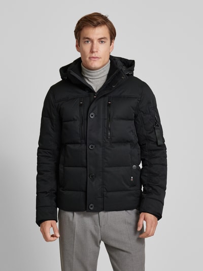 Tom Tailor Regular Fit Steppjacke mit abnehmbarer Kapuze Black 4