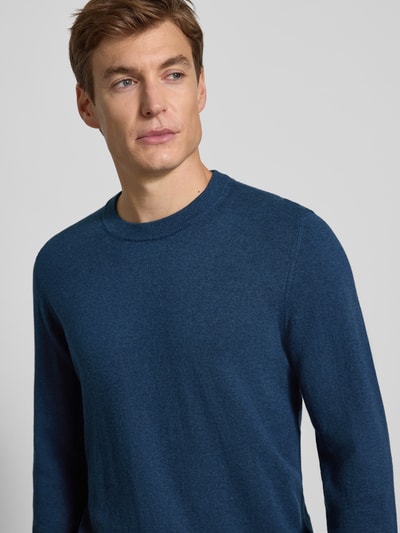 MCNEAL Strickpullover mit Kaschmir-Anteil Marine Melange 3