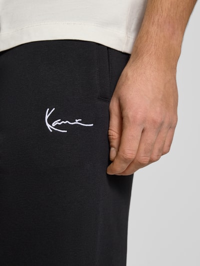 KARL KANI Sweatpants met labelstitching Zwart - 3